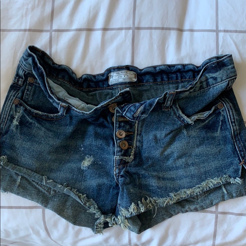Free People Denim Shorts